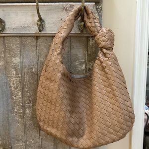 Vici dolls faux leather knotted shoulder bag